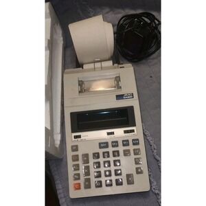 Vintage Casio Printing Calculator JR-110 Works W Original Box
